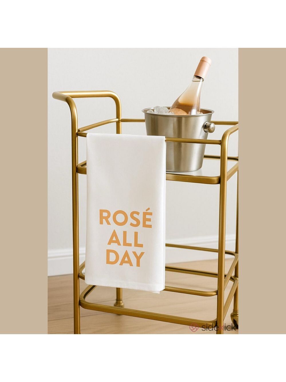 ($5) Bevvy Tea Towels - Rosé All Day